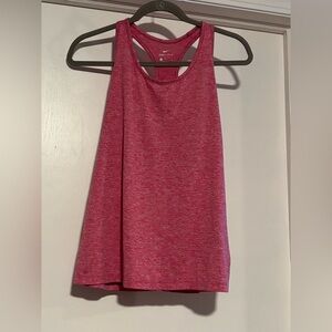 Nike Women's Heathered Pink Tank Top